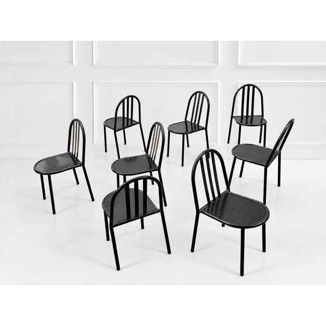 Model 222 Chairs by Robert Mallet-Stevens for Pallucco, 1980, Set of 8 For Sale - Image 12 of 12