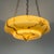Brown Art Deco Yellow Glass Pendant Lamp, 1930s For Sale - Image 8 of 18