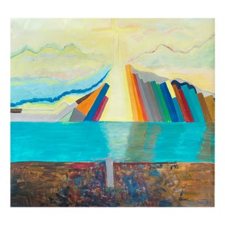 Iszchan Nazarian, Desire for Heaven, 2018, Acrylic For Sale