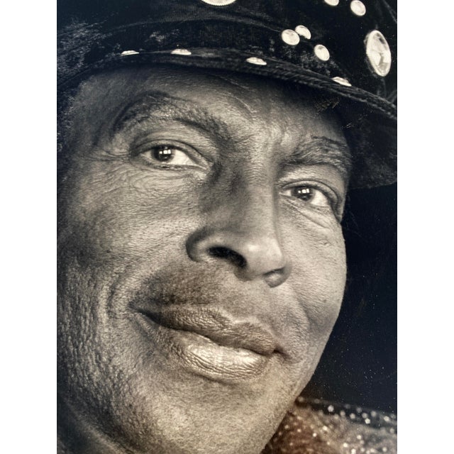Contemporary Legendary Jazz Musician Charles Brown, 1993 — Original Photographic Portrait by Listed Artist Mariana Cook, Protege of Ansel Adams For Sale - Image 3 of 10
