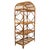 Mid-Century Rattan and Wicker Bookcase Etagere in the style of Vivai del Sud, Italy, 1970s For Sale - Image 15 of 16