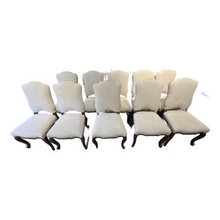 20th Century Vintage Mahogany French Dining Chairs For Sale