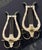 Pair Italian Neoclassical Carved and Painted Wood Sconces Circa 1920's For Sale - Image 4 of 4