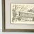 Mid-Century Americana Rustic Lithograph From Pencil Drawing, Covered Bridge Framed. For Sale - Image 6 of 13
