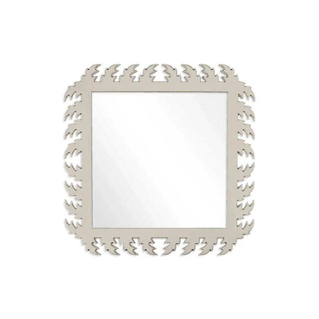 Contemporary Fleur Home Audubon Square Mirror in Useful Gray, 48x48 For Sale - Image 3 of 3