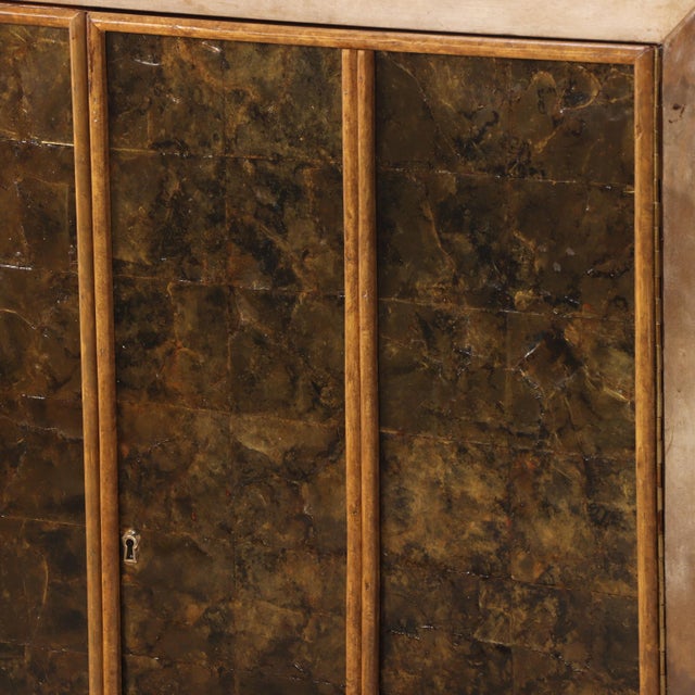 Jean-Michel Frank Parchment and Mica Cabinet in the Manner of Jean-Michel Frank. For Sale - Image 4 of 6