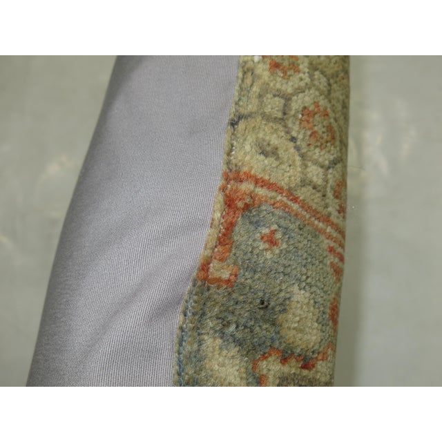 Early 21st Century Antique Turkish Sivas Rug Pillow For Sale - Image 5 of 5