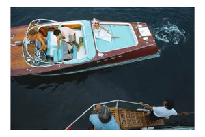 Slim Aarons, "Monte Carlo," January 1, 1975 Getty Images Gallery Framed Art Print