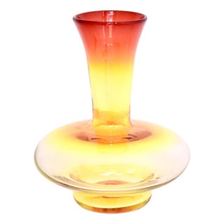 Blenko Blown Glass Vase For Sale