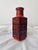 1960s, brutalist vase by BAY Keramik, Germany. Beautiful handmade pattern, hand glazed in a warm, bright red and deep...