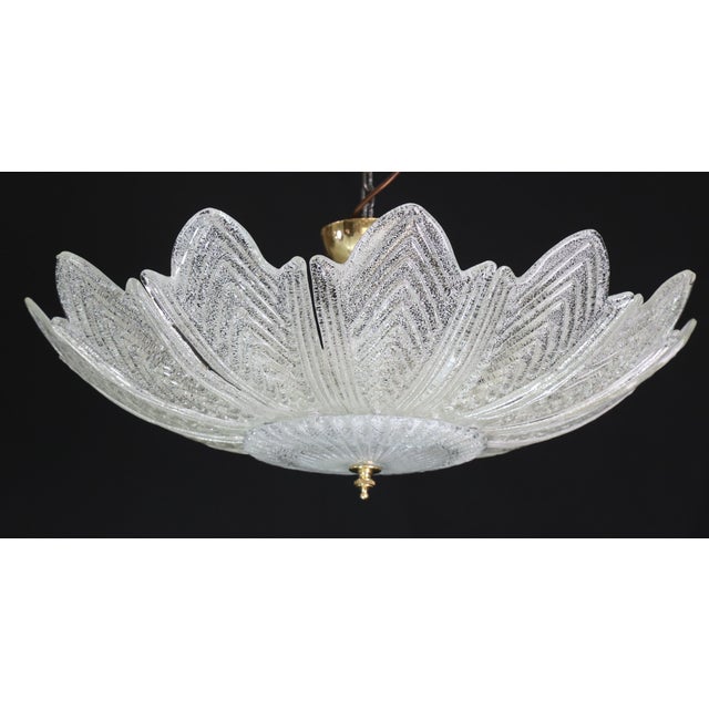 Bologna, Italian Murano Glass Ceiling Light or Flush Mount, 1980s For Sale - Image 9 of 13