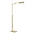 Regina Andrew Noble Floor Task Reading Lamp, Natural Brass For Sale
