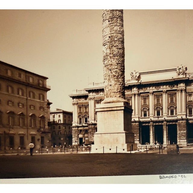 Steven Brooke Views of Rome Hand signed and dated lower right 1991 Dimensions 11 X 8.5 inches Vintage photo printed on...