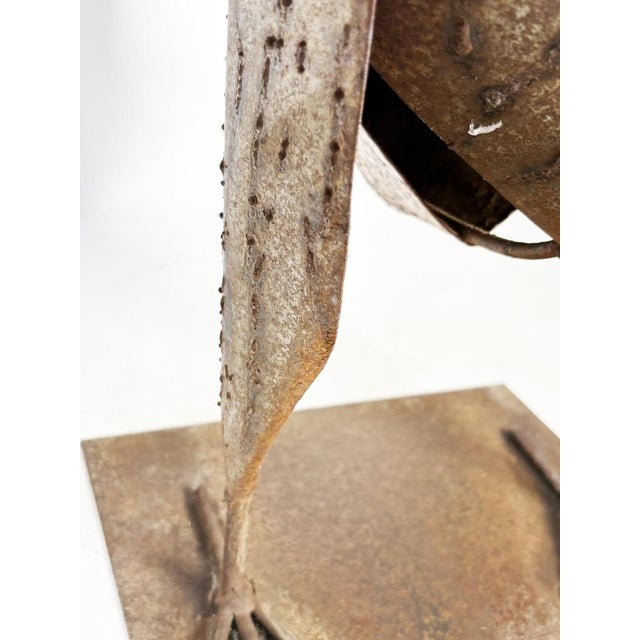 Vintage Metal Rooster, France, 1950 For Sale - Image 9 of 11