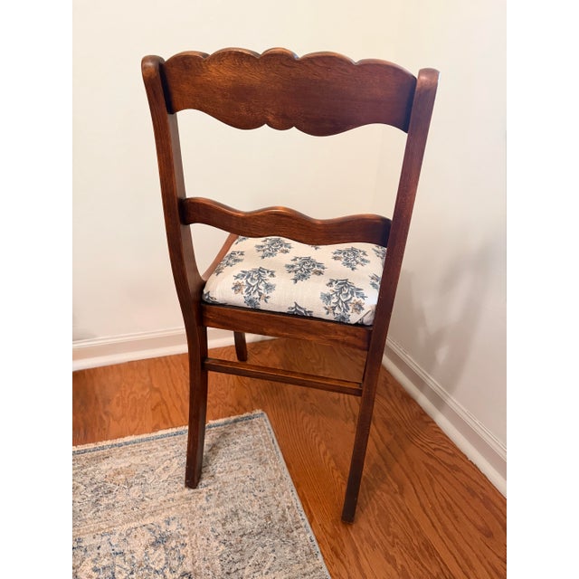 Traditional Antique Duncan Phyfe Style Mahogany Rose Back Chairs For Sale - Image 3 of 5