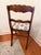 Traditional Antique Duncan Phyfe Style Mahogany Rose Back Chairs For Sale - Image 3 of 5