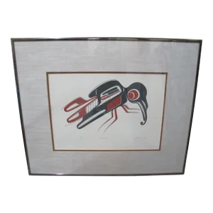 Native Art Thompson Canada Signed Limited Edition Screenprint Mosquito