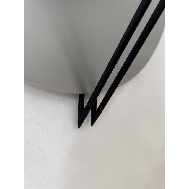 Wall Light in Aluminum and Sandblasted Glass, Italy, 1980s For Sale - Image 4 of 16