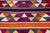 Vintage Flatweave Turkish Kilim Wool Rug With Multicolor Geometric Design For Sale - Image 10 of 11