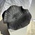 1980s Blackened Teak Bowl in the Shape of a Leaf or Flower, 1980s For Sale - Image 5 of 11