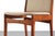 Set of 6 Danish Modern Dining Chairs in Teak in Original Oatmeal Fabric, Denmark For Sale - Image 12 of 13