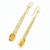 Modern Art Nouveau Citrine Drop Earrings Silver, Gold, A Pair For Sale - Image 3 of 6