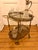 Neoclassical Brass Serving Trolley, 1960s For Sale - Image 4 of 9