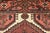 Hamedan Rug 4'4'' X 6'7'' Red Wool Vintage Tribal Hand-Knotted Oriental Carpet For Sale - Image 9 of 12