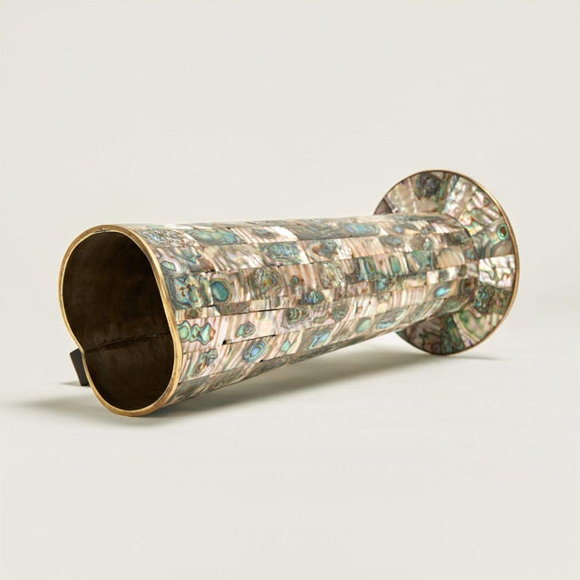 Mid Century Modernist Pitcher With Mother of Pearl For Sale - Image 10 of 12