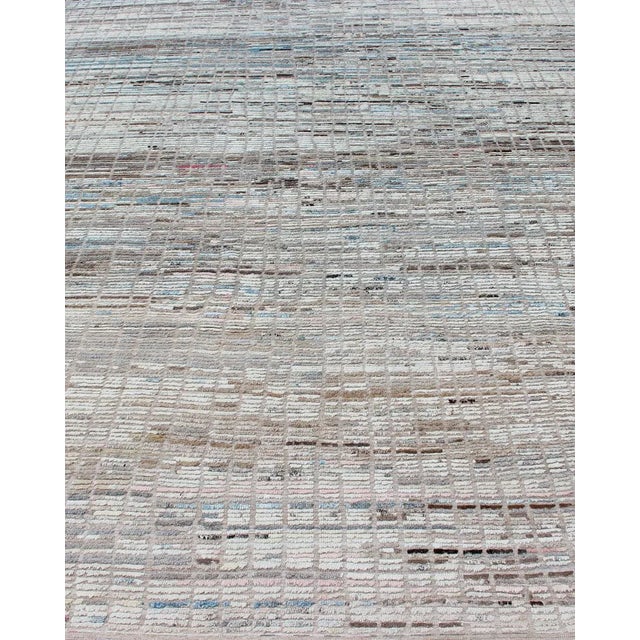 Modern Casual Moroccan Rug by Keivan Woven Arts, 10'3" X 14'3" For Sale In Atlanta - Image 6 of 15