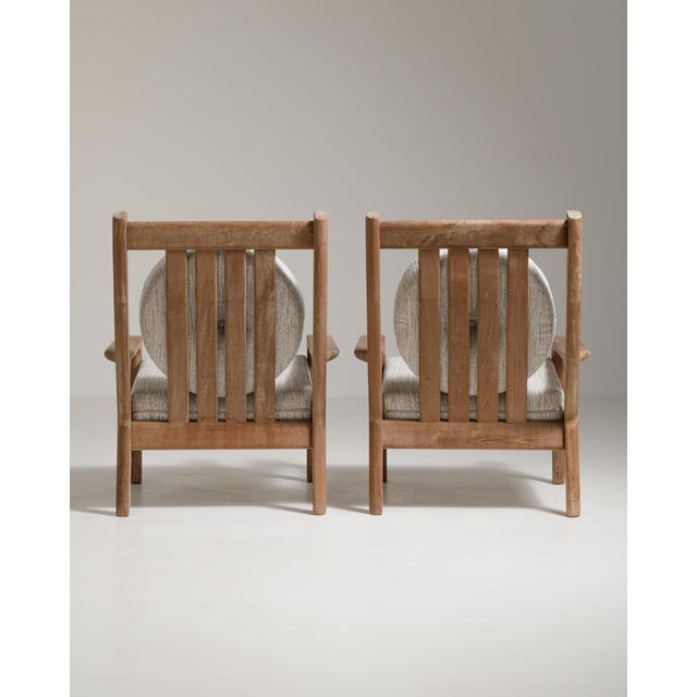 Pair of Danish Mid-Century Modern Upholstered Armchairs, Antique, Denmark, Circa 1970 For Sale - Image 11 of 12