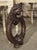 Oversized French Carved Walnut Study of a Bronze Door Knocker, 19th Century For Sale - Image 14 of 16