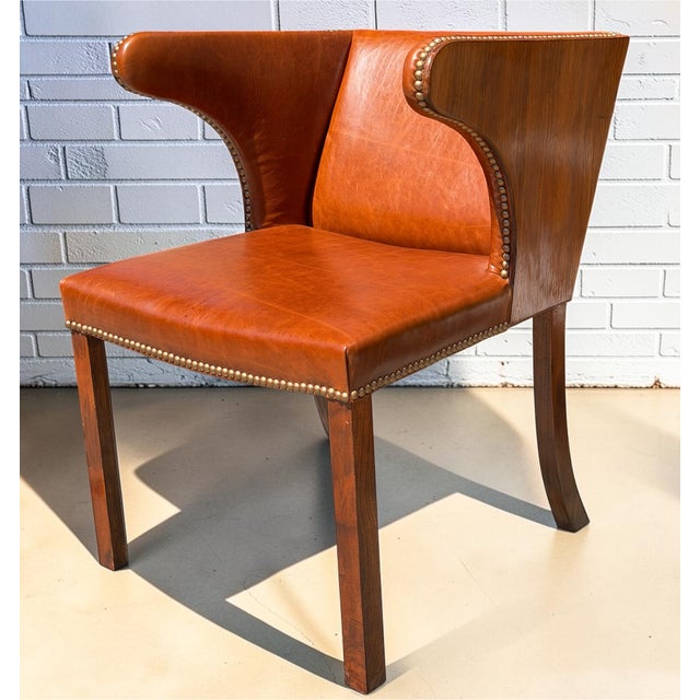 Frits Henningsen Art Deco Cuban Mahogany Armchair c.1933 For Sale In Los Angeles - Image 6 of 6