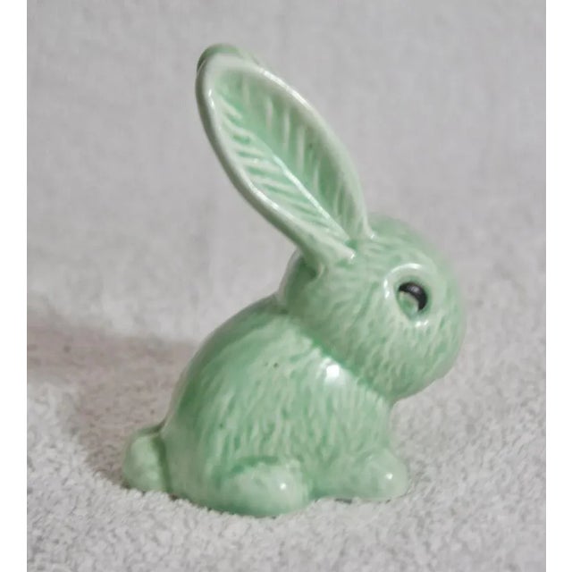 Mid-Century Modern Green Rabbit from Sylvac, 1960s For Sale - Image 3 of 8