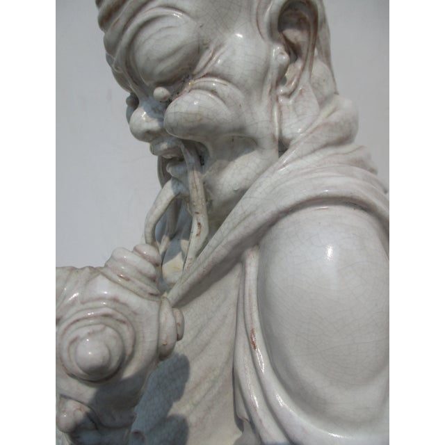 Terra Cotta Professor Eugenio Pattarino Terra Cotta Hotei Buddha Circa 1970s For Sale - Image 8 of 11