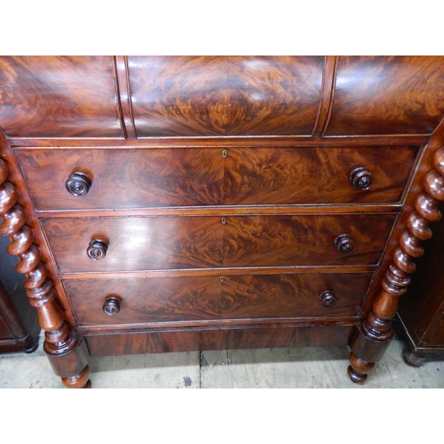 Antique Regency Mahogany Chest of Drawers For Sale - Image 4 of 18