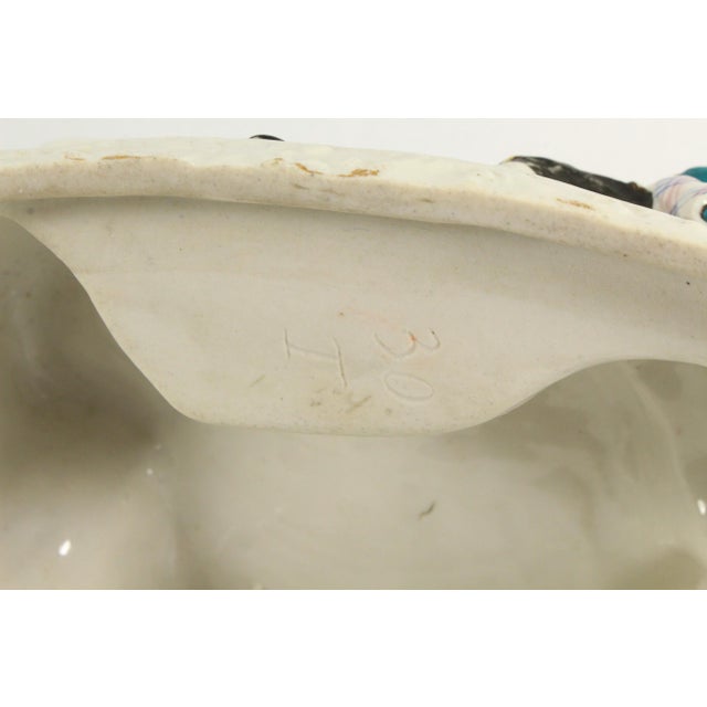 1880's Conta & Boehme Porcelain Inkwell W Sander Nobility Group Playing Cards For Sale - Image 16 of 18