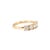 18k Yellow Gold 1.26ct Cushion Lab Grown Diamond Shared Prong Wedding Band Ring, Size 7.5 For Sale - Image 4 of 8