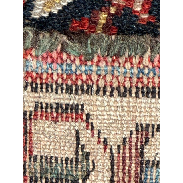 Vintage Distressed Mazlaghan Rug, 1950s For Sale - Image 17 of 18