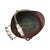 Antique Copper Helmet-Shaped Coal Scuttle with Lion Heads and Delft Ceramic Details For Sale - Image 12 of 15