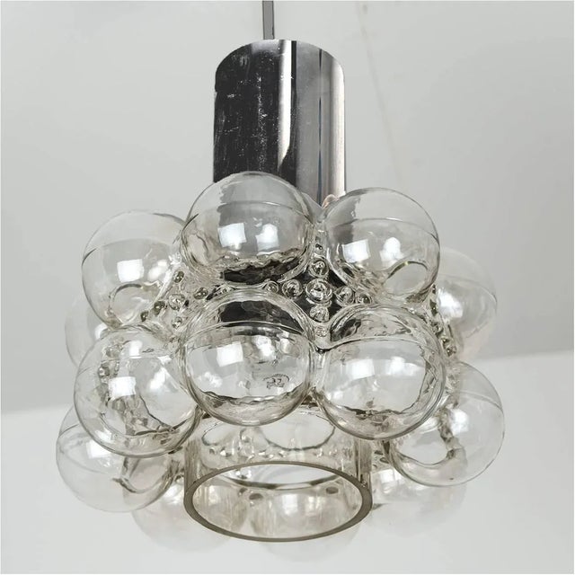 Cascade Light Fixture with Five Pedant Lights by Helena Tynell, 1960s For Sale - Image 9 of 18