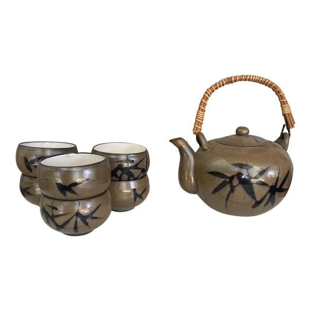 Vintage Omc Japanese Tea Set- 7 Pieces For Sale