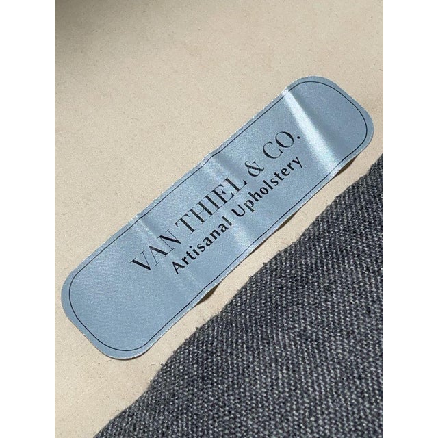 Van Thiel Upholstered Club Chair For Sale - Image 9 of 9