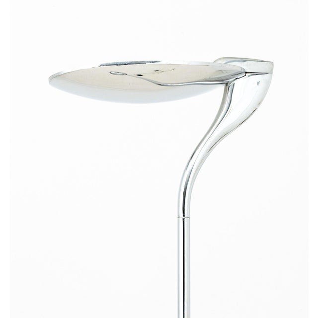 Mid-Century Modern Lareico Italian Modern Chrome Floor Lamp For Sale - Image 3 of 6
