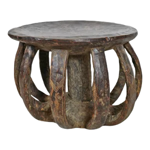 Vintage Large Baga Round Stool