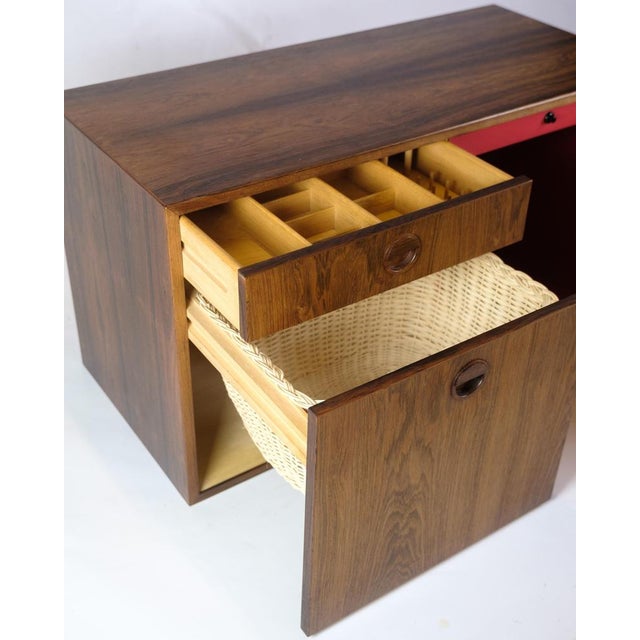 Wood Wall-Mounted Cabinet in Rosewood, 1960s For Sale - Image 7 of 12