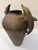 Mid-Century Modern Vintage Brass Vessel With Dolphin Handles For Sale - Image 3 of 11