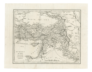 British School, Map of the Ottoman Empire Turkey in Asia, Syria, and Mesopotamia, 1830