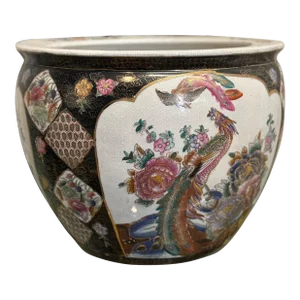 Large Chinoiserie Jardiniere - Fish Bowl