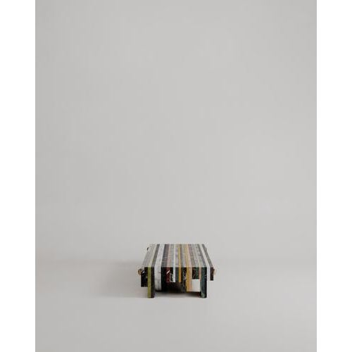 Architectural Layered Marble and Stone Strata Coffee Table by Esther Knopfler For Sale - Image 4 of 12
